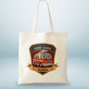 Bolso De Tela Cute insignia personalizada de bombero