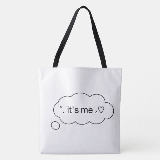 Bolso De Tela "Cute It's Me Speech Bubble White Tote Bag | Simpl