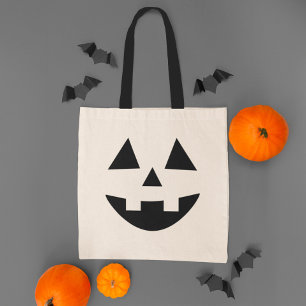 Bolso De Tela Cute Jack O Lantern Calabaza Halloween