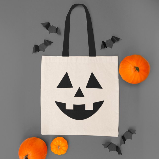 Bolso De Tela Cute Jack O Lantern Calabaza Halloween (Subido por el creador)