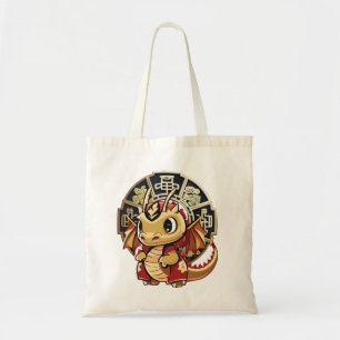 Bolso De Tela Cute Kawaii Dragón Chino Zodiaco Asiático Año Nuev