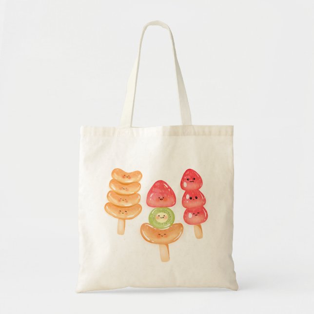 Bolso De Tela Cute Kawaii Hand-drawn Tanghulu (Frente)