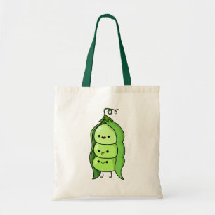 Bolso De Tela Cute Kawaii Happy Peas