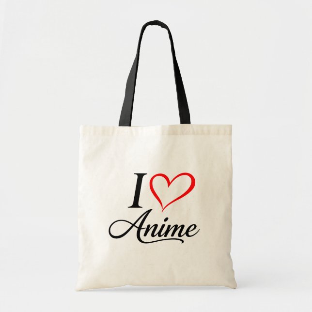 Bolso De Tela  Cute Kawaii Heart Anime (Frente)
