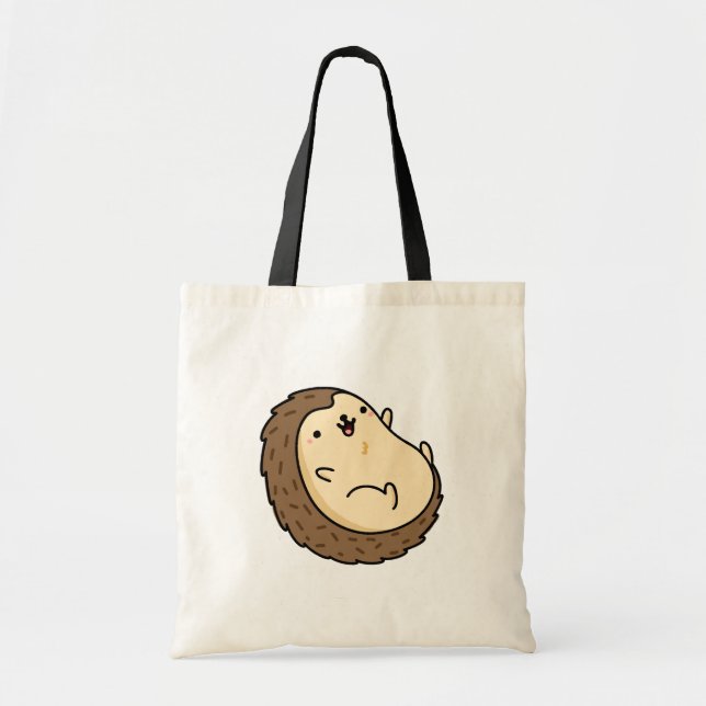 Bolso De Tela Cute Kawaii Hedgehog (Frente)