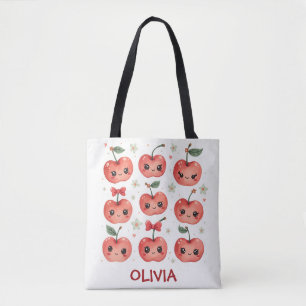 Bolso De Tela Cute Kawaii Sonrisas de Cereza