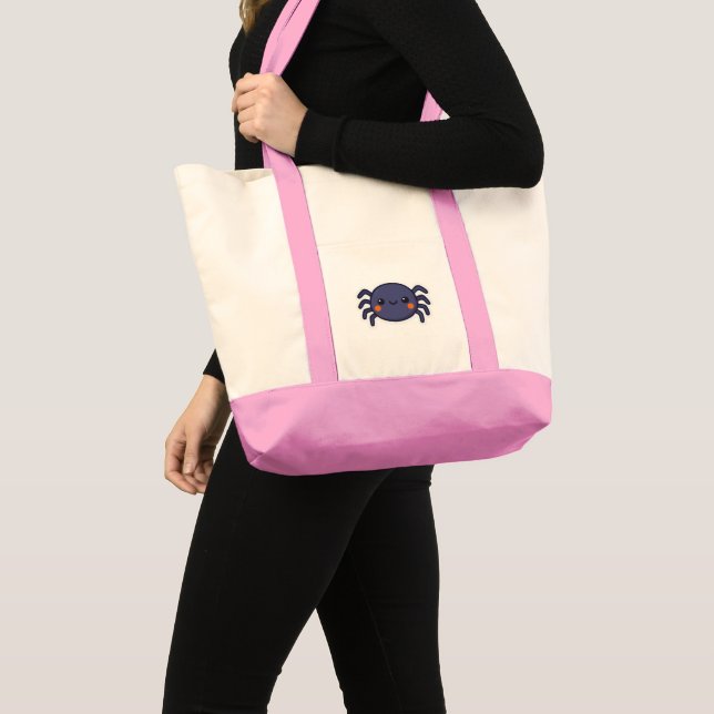 Bolso De Tela Cute Kawaii Spider (Anverso (producto))
