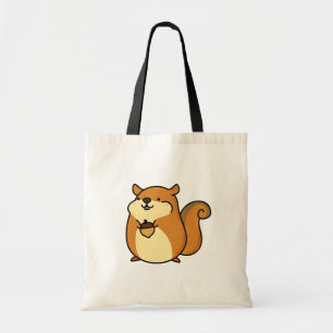 Bolso De Tela Cute Kawaii Squirrel