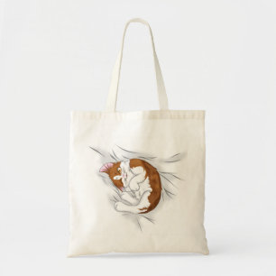 Bolso De Tela Cute Kitten