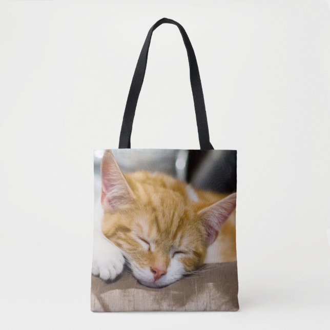 Bolso De Tela Cute Kitten (Anverso)