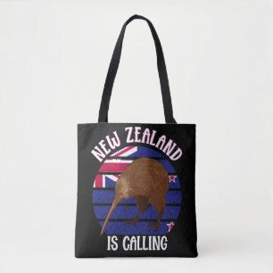 Bolso De Tela Cute Kiwi Bird New Zealand Travel