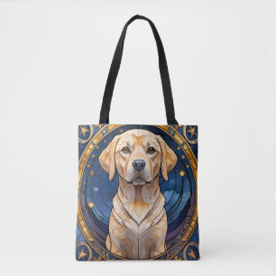 Bolso De Tela Cute Labrador Recuperador Cielo Nocturno de Vidrio