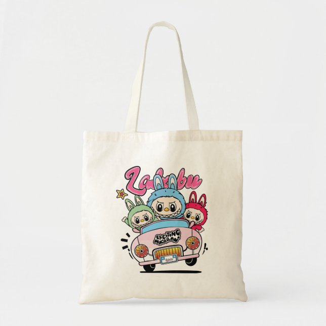 Bolso De Tela Cute Labubu (Frente)