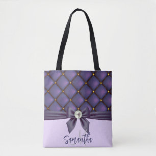 Bolso De Tela Cute Lace y Pearl