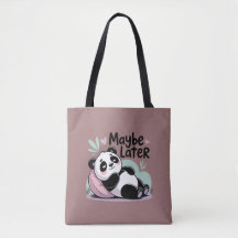 Cute Lazy Panda – “Quizás Más Tarde” Panda Relajan