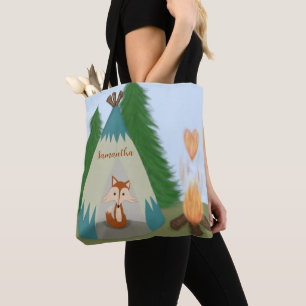 Bolso De Tela Cute Lone Fox