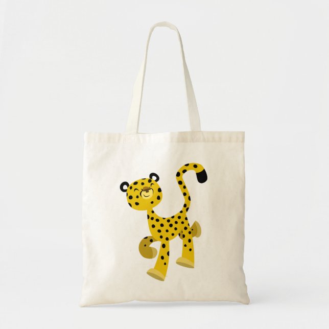 Bolso De Tela Cute Merry Personalizado Cheetah Bag (Frente)