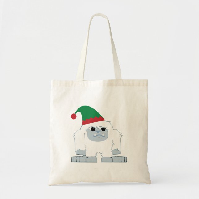 Bolso De Tela Cute Navidades Elf Yeti (Frente)