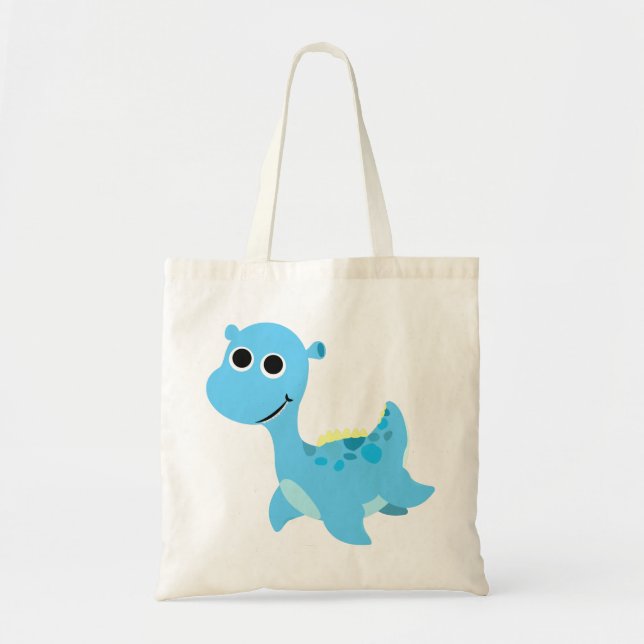 Bolso De Tela Cute Nessie Azul (Frente)