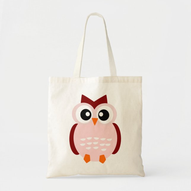 BOLSO DE TELA CUTE OWL (Frente)