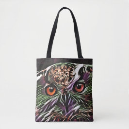 BOLSO DE TELA CUTE OWL