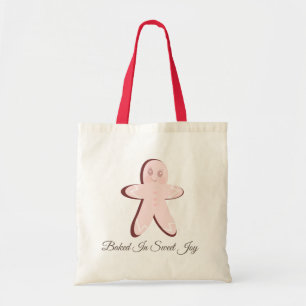 Bolso De Tela Cute Pan de Jengibre Rosa Horneado en Dulce Alegrí