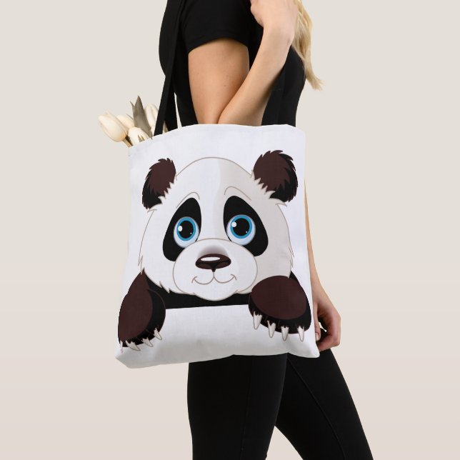 Bolso De Tela Cute Panda Bear (Detalle)