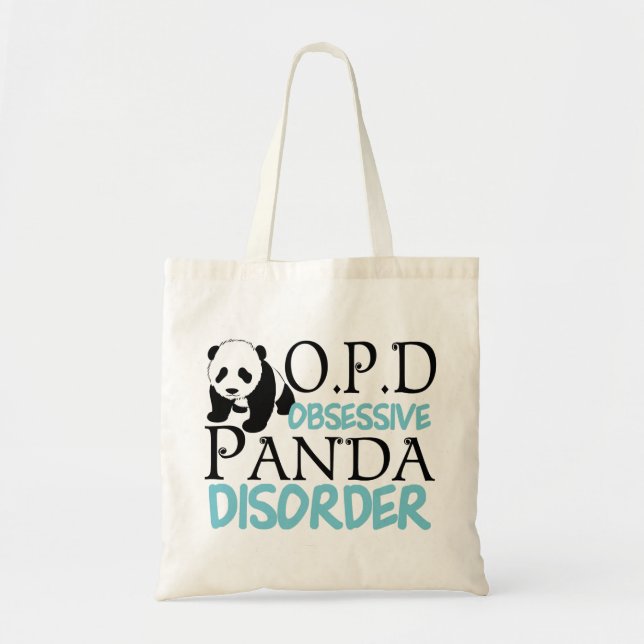 Bolso De Tela Cute Panda Bear (Frente)