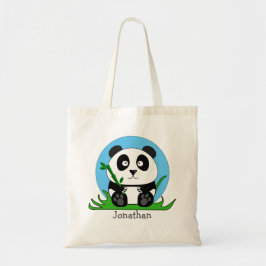 Bolso De Tela Cute Panda Personalizado