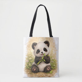 Bolso De Tela Cute Panda Tote Bag Kawaii Animal Bear
