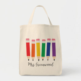 Bolso De Tela Cute Pencils Personalizado Tote Bag