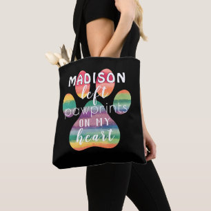 Bolso De Tela Cute Personalizado Rainbow Bridge Pinta en mi cora