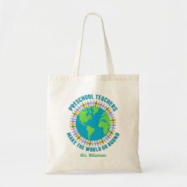 Bolso De Tela Cute Preschool Teacher World Custom School