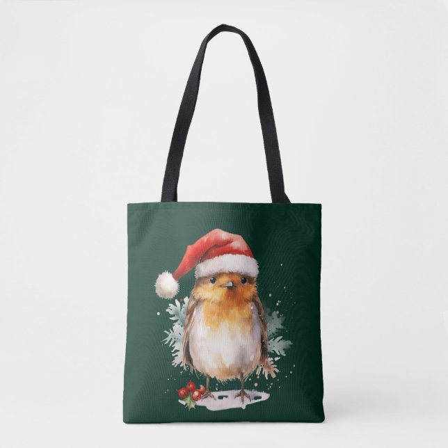 Bolso De Tela Cute Robin (Anverso)