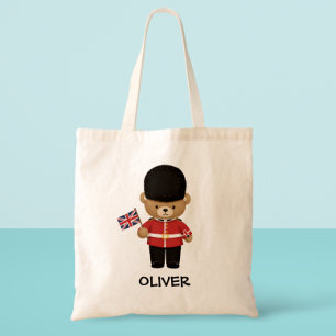 Bolso De Tela Cute Royal Guard Teddy Bear