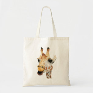 Bolso De Tela Cute Safari Giraffe acuática