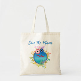 Bolso De Tela Cute Save the Planet Tote Bag