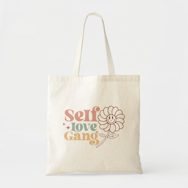 Bolso De Tela Cute Self Love Boho Tote Bag (Frente)