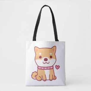Bolso De Tela Cute Shiba Inu Dog