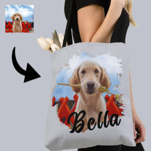 Bolso De Tela Cute Simple Moderno Grunge Único Amante de Perros 
