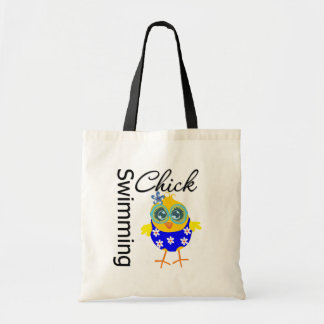 Bolso De Tela Cute Sporty Swimming Chick
