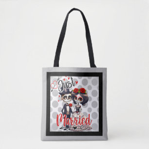 Bolso De Tela Cute Sugar Skull