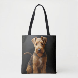 BOLSO DE TELA CUTE TAN Y BROWN WELSH TERRIER DOG