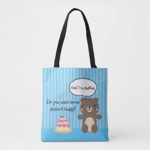 Bolso De Tela Cute Teddy Bear Kids Chiste gracioso