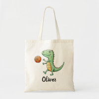 Cute Trex Jugando Baloncesto