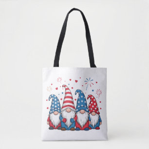 Bolso De Tela Cute USA Gnomos americanos Dibujos animados-68123