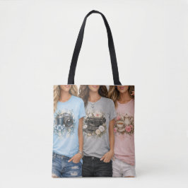 Bolso De Tela Cute Vintage Floral Graphic Chicas Tote