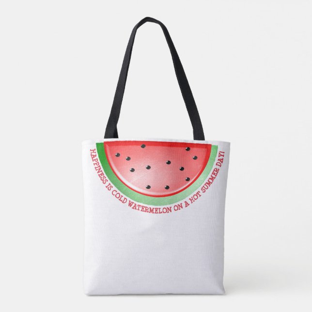 Bolso De Tela Cute Watermelon Tote Bag (Reverso)