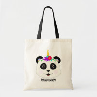 Cute Whimsical Panda Unicorn