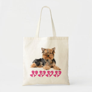 Bolso De Tela Cute Yorkie Gift Puppy Perro Lover Yorkshire Terri